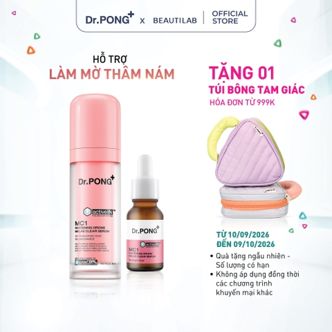 Serum hỗ trợ giảm nám DR.PONG Activein MC1 Whitening Drone Melas Clear Serum