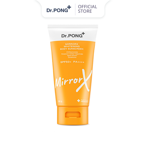 Kem chống nắng toàn thân Dr.PONG MirrorX whitening SPF50+ PA++++ 150g