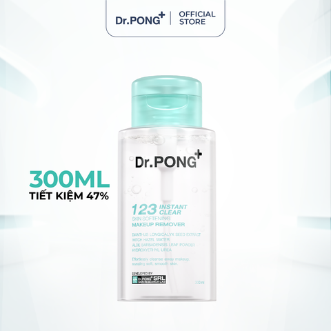 Nước tẩy trang Dr.PONG 123 Instant Clear Skin Softening Makeup Remover