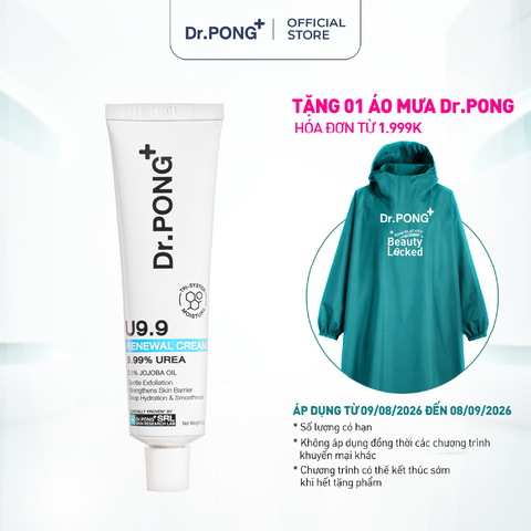 Kem dưỡng hỗ trợ giảm thô ráp, nứt nẻ và dưỡng ẩm cho da Dr.PONG U9.9 RENEWAL CREAM