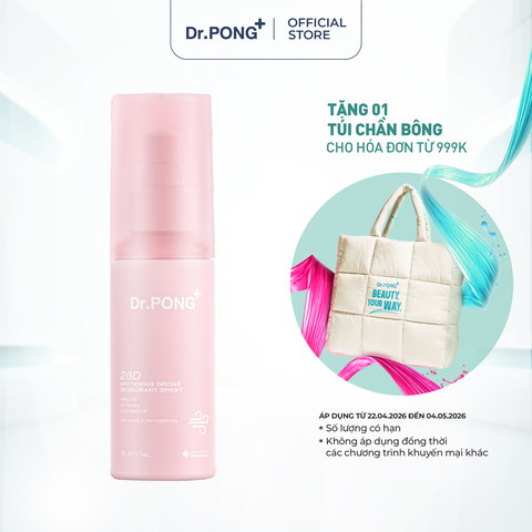 Xịt khử mùi trắng da, mờ thâm 28D Whitening Drone 100ml