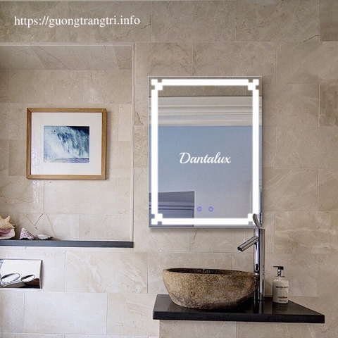 Gương phòng tắm đèn led cảm ứng, có sấy dp335b