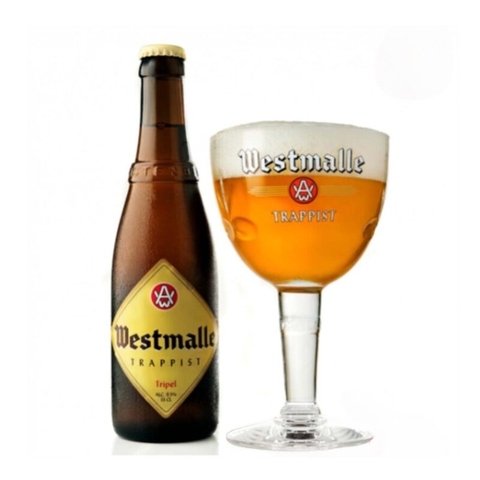 Bia Westmalle Trappist Tripel 9,5% Bỉ – chai 330ml