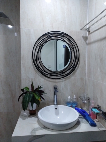 Gương phòng tắm bàn trang điểm trang trí phôi bỉ galaxy d60