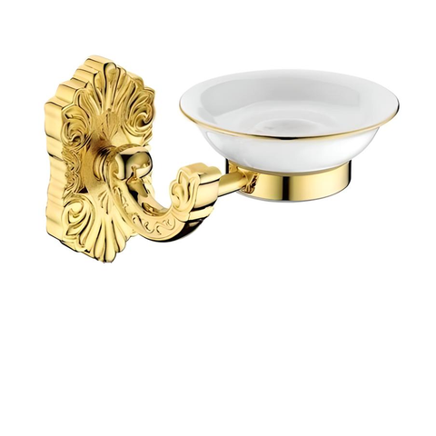 KỆ ĐỂ XÀ PHÒNG MẠ VÀNG 24K - 10009