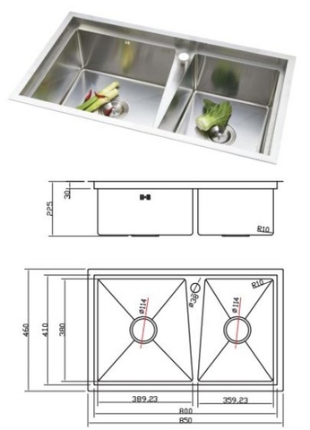 Chậu rửa bát Sobisung SB-8546
