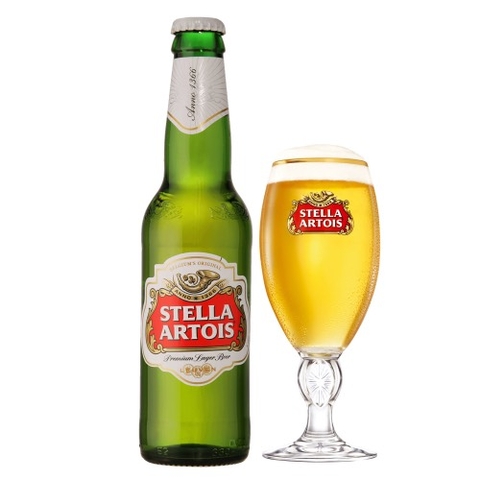 Bia Stella Artois  5% Bỉ – thùng 24 chai 330ml