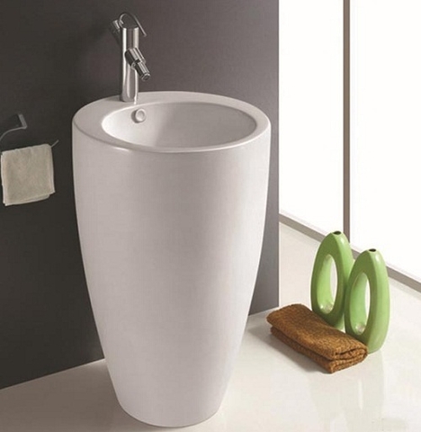 Chậu rửa mặt nghệ thuật chân đứng Dantalux DTL-6021