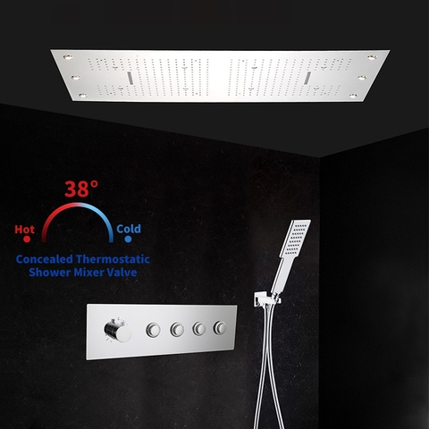 Sen tắm âm tường nhiệt độ Daelim DL344SCR12 ( Bát trần 600x800mm)