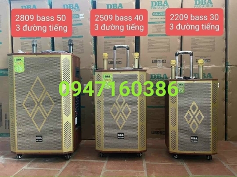 Loa kéo karaoke DBA 2509 Bass 40