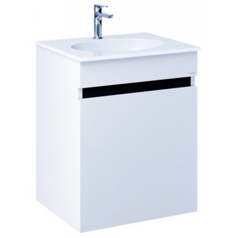 Bộ Tủ Chậu Lavabo Treo Tường Caesar L5022/EH15022AV Trắng