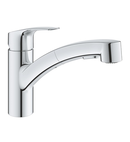 Vòi rửa bát nóng lạnh Grohe 30305001 Eurosmart Rút Dây