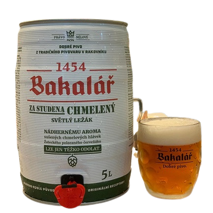 Bia Bakalar Dry Hopped Lager 5.2% – Bom 5l