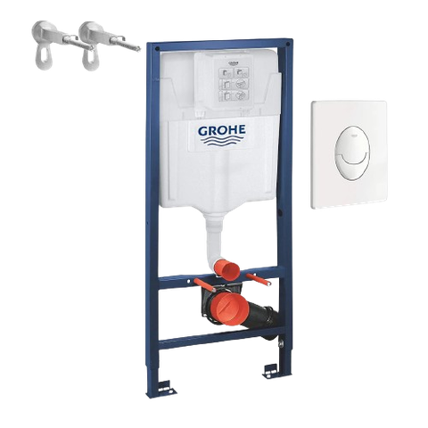 Két nước âm tường có khung 3 trong 1 GROHE 38722001