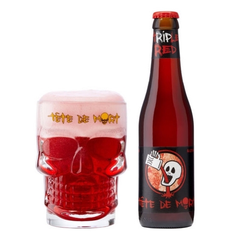 Bia Tete de Mort Triple Red 8,2% Bỉ – chai 330ml