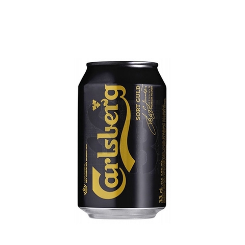 Bia Carlsberg Sort Guld 5,8% Đan Mạch – thùng 24 lon 330ml