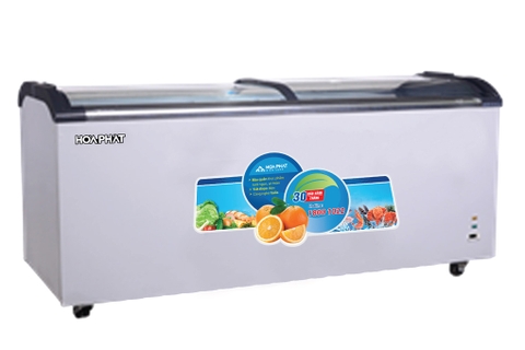 Tủ đông Hòa Phát HCF-500S1PĐG.N cánh kính 273 lít