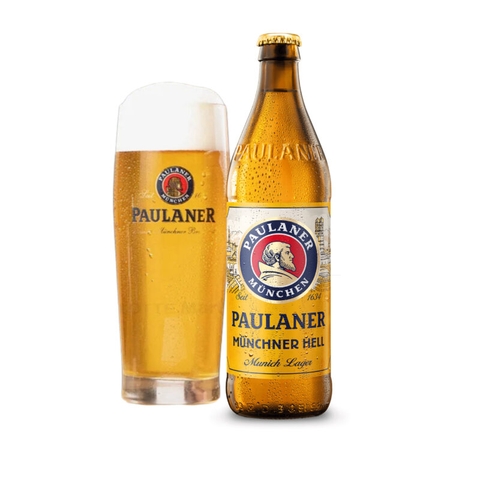 Bia Paulaner Munchner Hell 4.9% Đức – chai 500ml