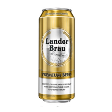 Bia Lander Brau Premium 4.9% Hà Lan – thùng 24 lon 500ml