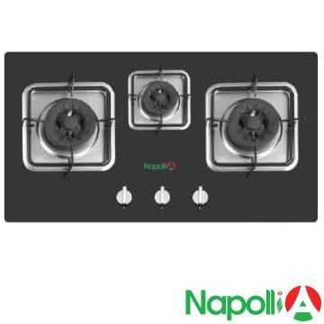 Bếp gas âm kính Napoli CA 908B3