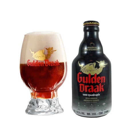 Bia Gulden Draak 9000 – 10,5% Bỉ – chai 330ml