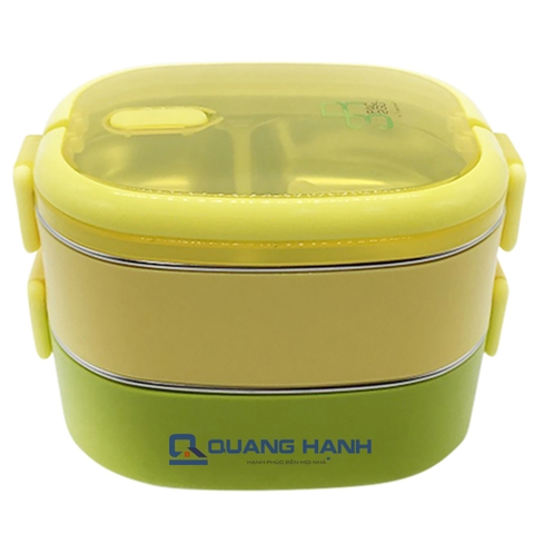Camen đựng cơm La Gourmet Millennium PAC2GO Bento 2 ngăn 1.25L