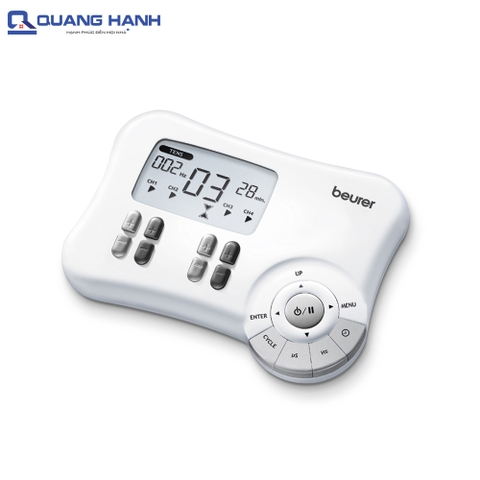 Máy điện châm kỹ thuật số 4 kênh và 8 điện cực Beurer EM80