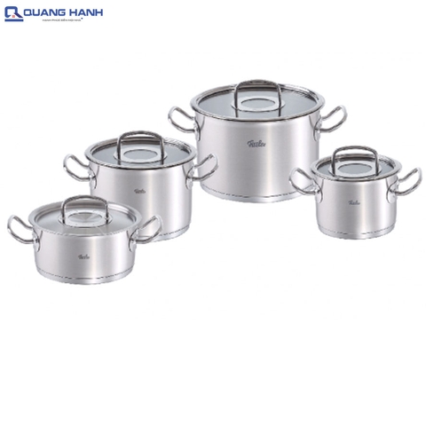 Bộ nồi từ Fissler Original Profi collection 4 món nắp kính