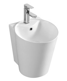Chậu liền khối chân lửng Kolni 6800