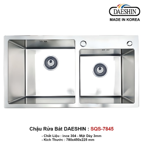 Chậu rửa bát cao cấp Daeshin SQS-7845