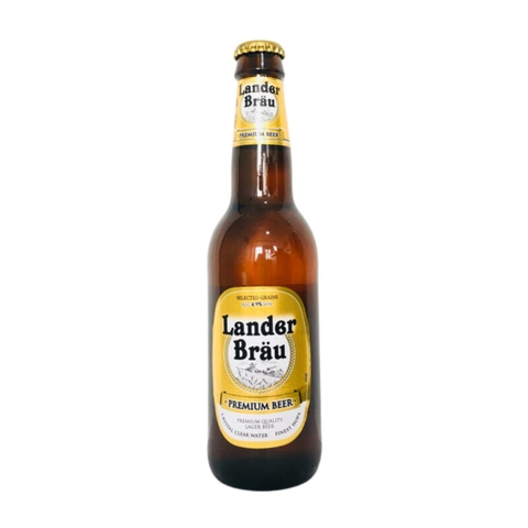 Bia Lander Brau Premium 4.9% Hà Lan – thùng 24 chai 330ml