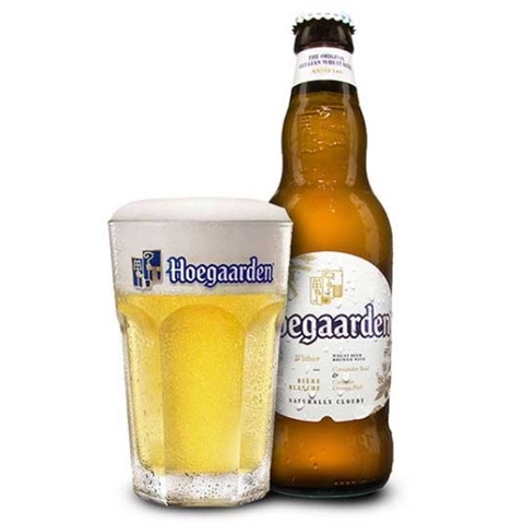 Bia Hoegaarden trắng 4,9% Bỉ – thùng 24 chai 330ml (LD)