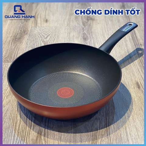 Chảo sâu lòng chống dính Tefal So Pro 28cm màu đỏ