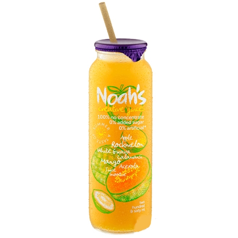 Nước ép sinh tố Noah’s vị Apple Rockmelon chai 260ml