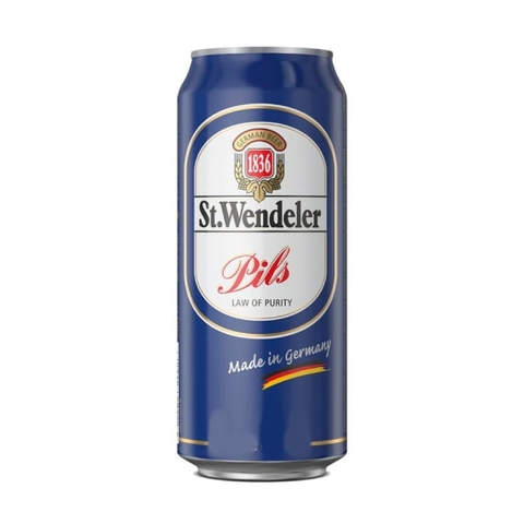 Bia St. Wendeler Pils 4.6% Đức – thùng 24 lon 500ml