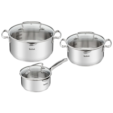 Bộ 3 nồi inox cao cấp Tefal Duetto Plus G719S674