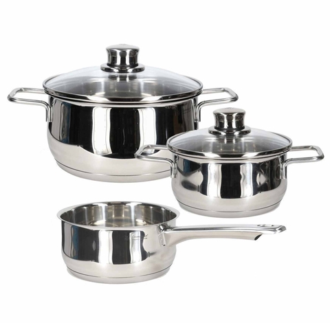 Bộ nồi WMF DIADEM PLUS 3 món 2 nồi 1 quánh 0730299990