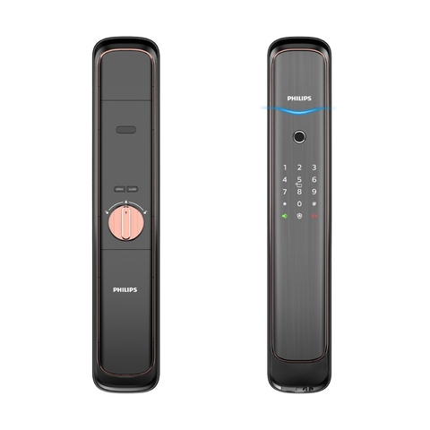 Khóa cửa vân tay cao cấp Philips DDL702E-5HWS