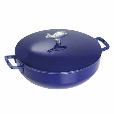 Nồi Bouillabaisse Staub màu xanh đen 28cm