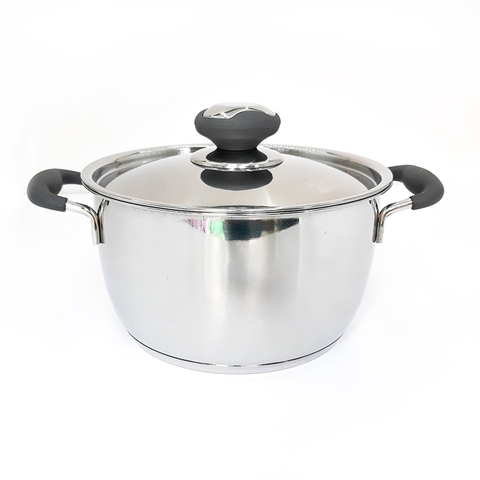Nồi Inox 430 Fivestar quai Silicon 20cm FSN20002