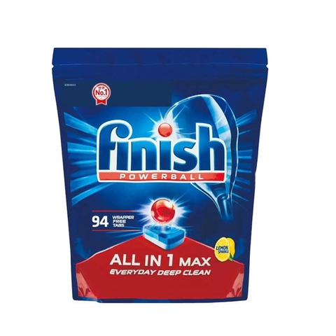 Viên rửa bát Finish All in 1 Max 94 viên Hương Chanh