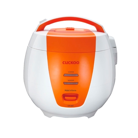 Nồi Cơm Điện Cuckoo CR-0661 dung tích 1 Lít, Màu Cam