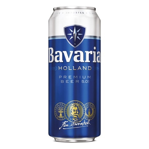 Bia Bavaria Premium Pilsner 5% Hà Lan – thùng 24 lon 500ml