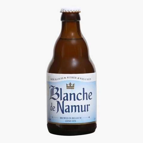 Bia Blanche de Namur Wheat beer 4,5% Bỉ – thùng 24 chai 330ml