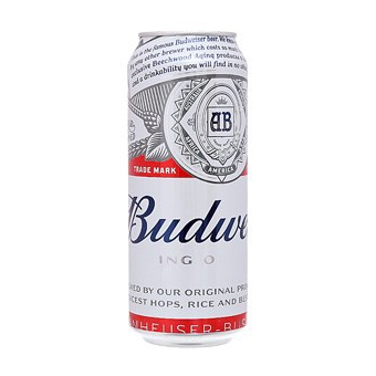 Bia Budweiser 5% Mỹ (liên doanh) – thùng 12 lon 500 ml