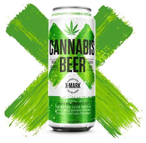 Bia Cannabis Beer X Mark 5% Hà Lan – thùng 12 lon 500ml