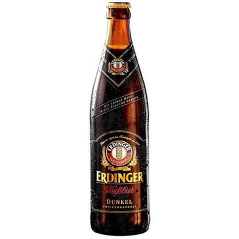 Bia Erdinger Weissbier Dunkel 5.3% Đức – chai 500ml