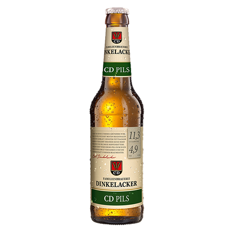 Bia Dinkelacker CD Pils 4,9% Đức – thùng 24 chai 330ml