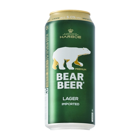 Bia gấu Bear Beer Lager 5% Đức – thùng 24 lon 500ml