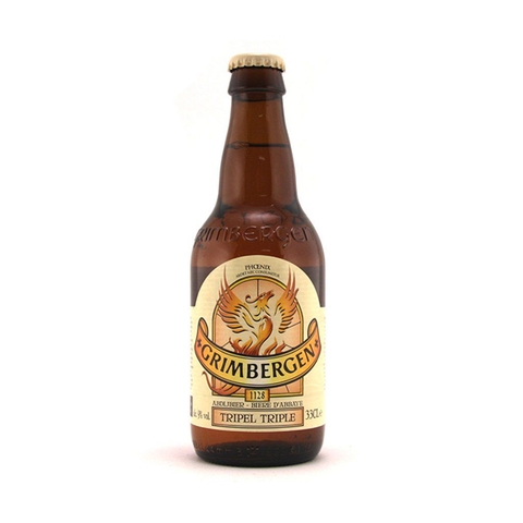 Bia Grimbergen Triple 9% Bỉ – chai 330ml